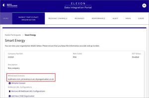 Adding an external organisation to the access options